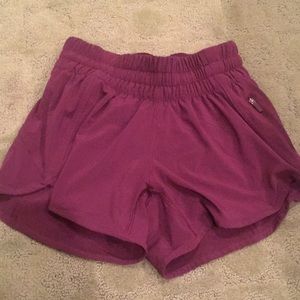 Lululemon burgundy shorts